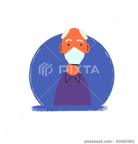 Coronavirus 2019 icon People in medical face mask Coronavirus 2019 icon People in medical face mask 63805062