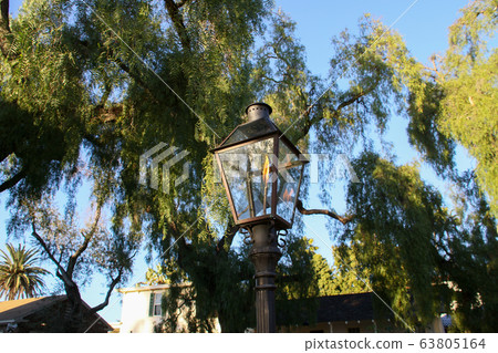 Old Town Gas Lamps in San Diego, USA 63805164