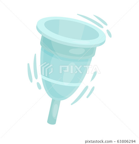 Menstrual Cup for Female Monthly Period Isolated on White Background Vector Illustration Menstrual Cup for Female Monthly Period Isolated on White Background Vector Illustration 63806294