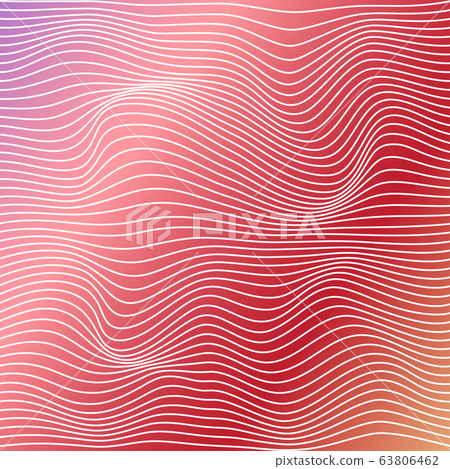Wavy multi-colored linear texture. - Stock Illustration [63806462] - PIXTA