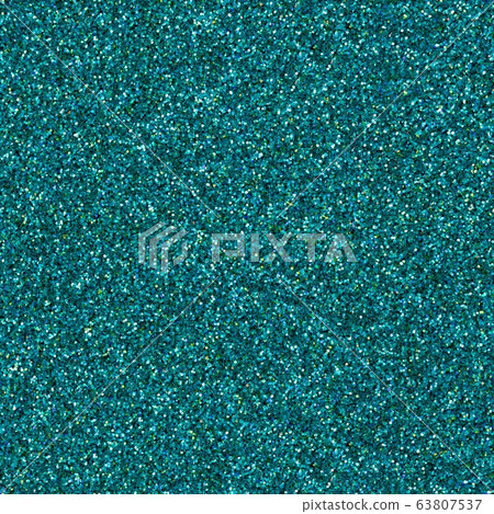 Elegant green, turquoise holographic glitter, sparkle confetti texture. Christmas abstract background, seamless pattern. 63807537