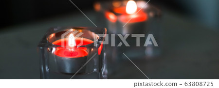 Aromatic candles for romantic atmosphere at home, interior and decor Aromatic candles for romantic atmosphere at home, interior and decor 63808725