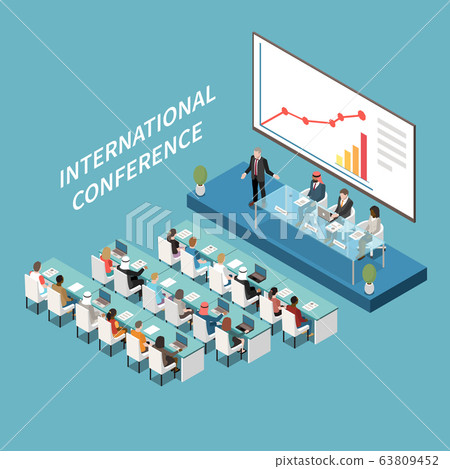 Conference Hall Composition  63809452