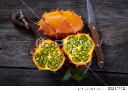 Kiwano also known as horned melon 63810638