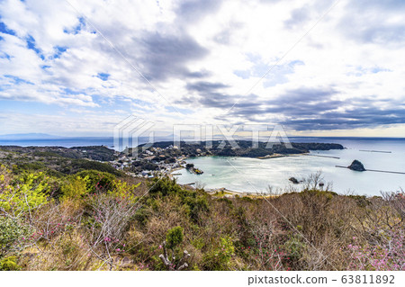 Shimoda Port seen from Mt. 63811892