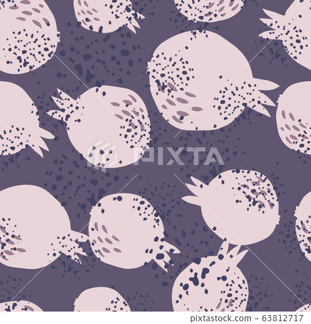 Pomegranates wallpaper in Scandinavian style on 63812717