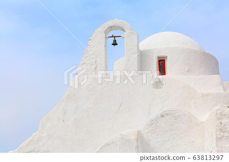 White Paraportiani Church, island Mykonos, Greece White Paraportiani Church, island Mykonos, Greece 63813297