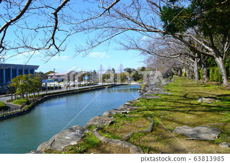 Kumamoto Scenery of Yatsushiro Castle Ruins Kumamoto Scenery of Yatsushiro Castle Ruins 63813985