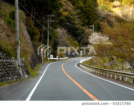 Road along the river Road along the river 63815766