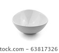 white ceramics bowl isolated on white background 63817326