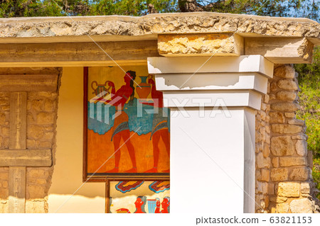 Knossos, Crete ruins of the Minoan Palace, Greece 63821153