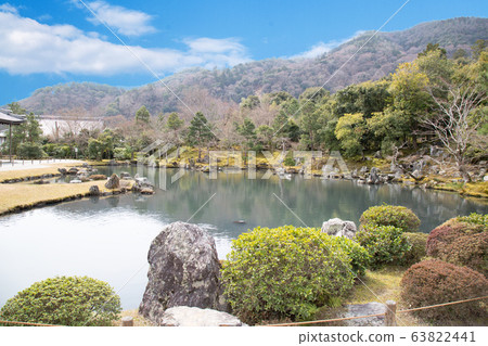 The garden of Tenryuji Temple. The garden of Tenryuji Temple. 63822441