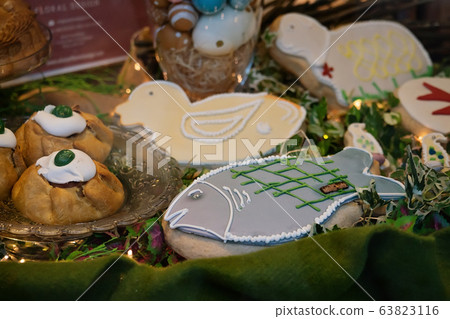 Traditional Maltese Easter Sweets figolli in shop 63823116