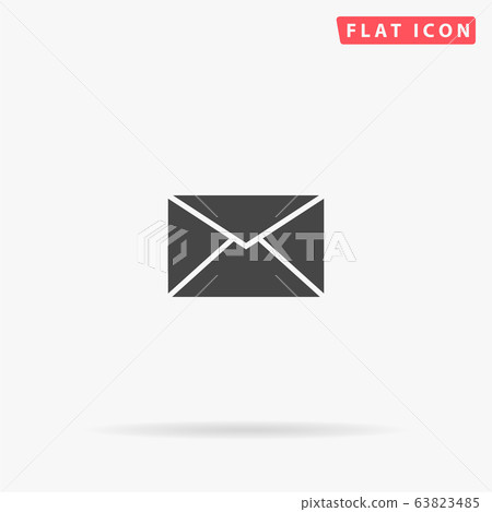 Envelope flat vector icon Envelope flat vector icon 63823485