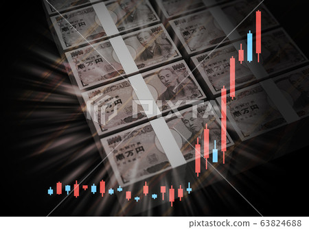 stock prices, stock market chart, chart 63824688