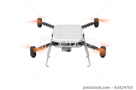 3d rendering of quadcopter isolated on white background 3d rendering of quadcopter isolated on white background 63824703