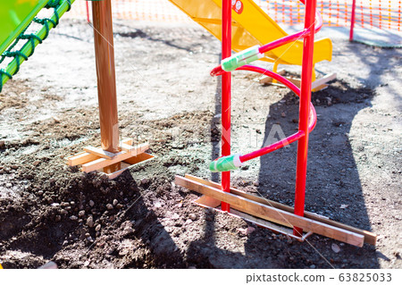 Construction site Concrete placement Construction site Concrete placement 63825033