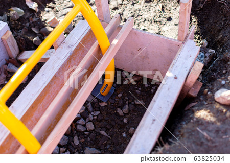 Construction site Concrete placement Construction site Concrete placement 63825034