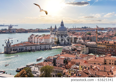 Venice panorama, Santa Maria della Salute from the Venice panorama, Santa Maria della Salute from the 63825341