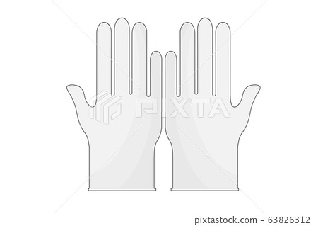 Sterile white Glove In Hand Before Surgical Procedure Sterile white Glove In Hand Before Surgical Procedure 63826312