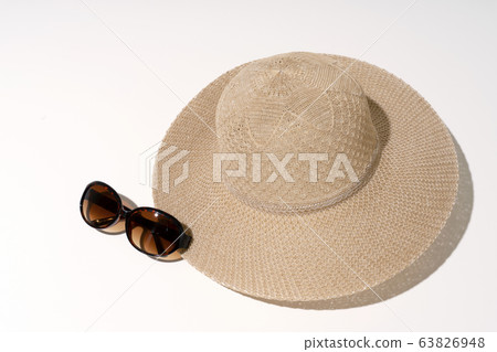 夏季形象帽子和太陽鏡女士 63826948