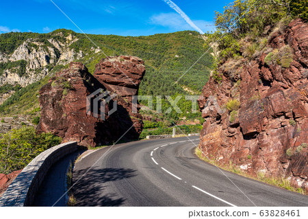 Gorges de Daluis or Chocolate canyon in 63828461