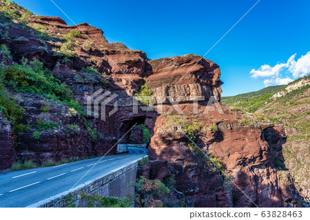Gorges de Daluis or Chocolate canyon in 63828463