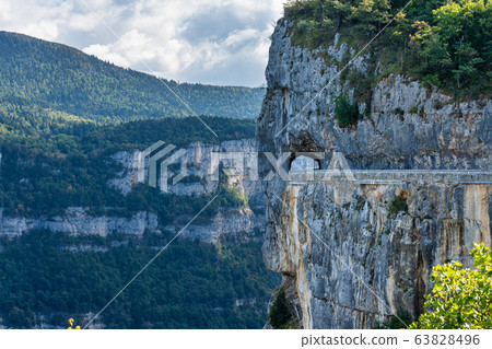 Lanscape of Vercors in France - view of Combe 63828496