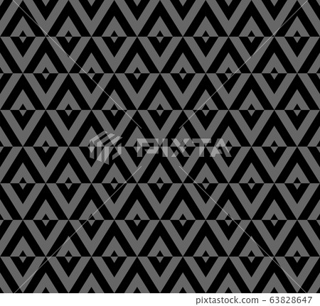 Abstract seamless geometric diamonds pattern. Abstract seamless geometric diamonds pattern. 63828647