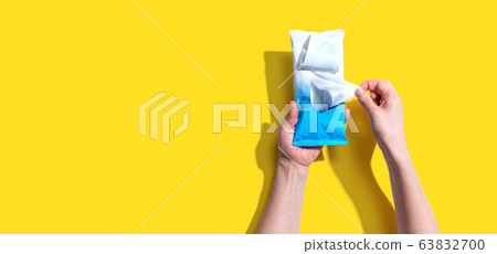 Sanitizer wipe - healthcare and hygiene Sanitizer wipe - healthcare and hygiene 63832700