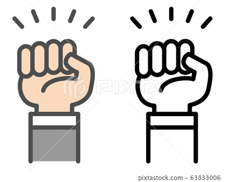 推高拳頭圖標 63833006