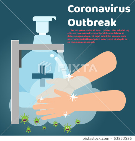 National Handwashing Day icon logo Vector 63833586