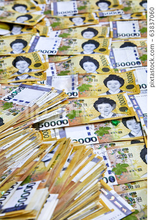 50,000韓元紙幣，票據， 63837060