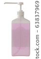 Alcohol disinfectant for bottled hand disinfection 63837969
