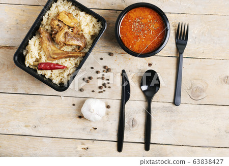 Ukrainian and russian national red borsch, ready Ukrainian and russian national red borsch, ready 63838427