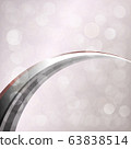 The modern geometric background with flowing lines and bright. 63838514