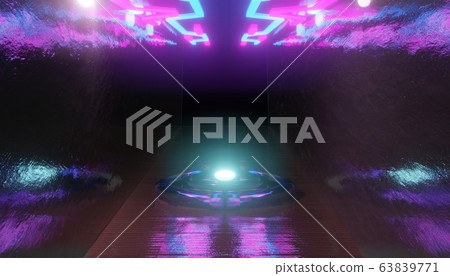 3d render, neon light, glowing lines, ultraviolet, 3d render, neon light, glowing lines, ultraviolet, 63839771