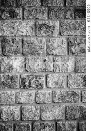 Stone wall with metal Stone wall with metal 63840906