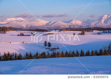 《北海道》冬季美瑛/仙女山和十勝嶽山脈 63840978