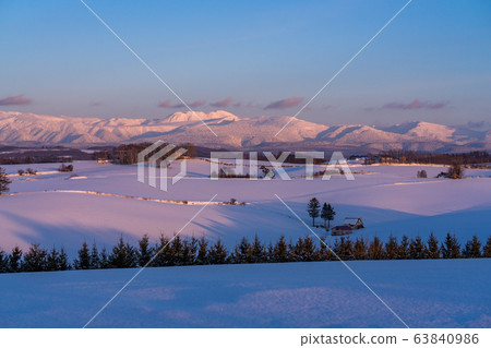 《Hokkaido》Winter Biei/Silver Fairy Hills and Tokachidake Mountain Range 63840986