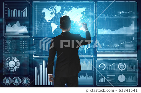 Big Data Technology for Business Finance Concept. Big Data Technology for Business Finance Concept. 63841541