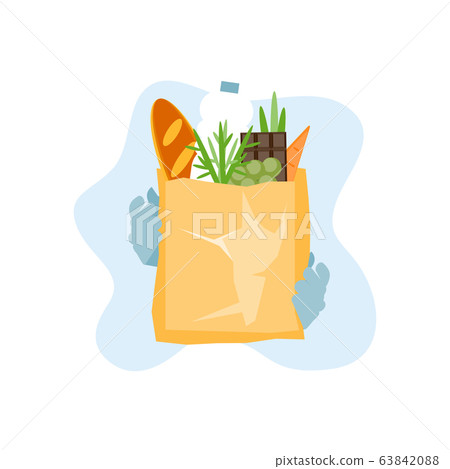 Food delivery online order vector 63842088