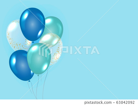 氣球矢量背景 63842092