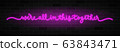 WE'RE ALL IN THIS TOGETHER pink neon brush calligraphy on brick wall background 63843471