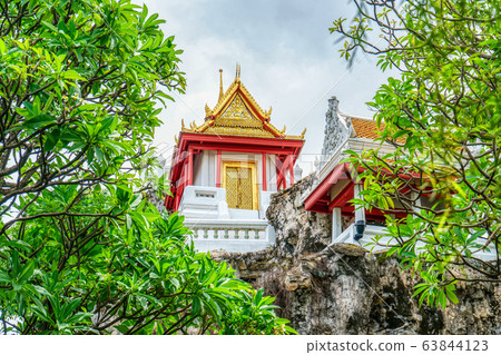 Wat Prayu is landmark in Thailand 63844123