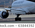 飛機剛降落後視 63844392