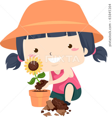 Kid Girl Adjective Good Illustration 63845164