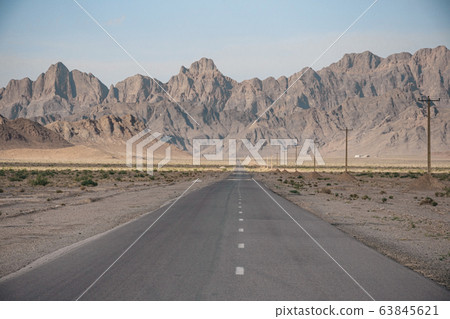 Road without people in Iran Road without people in Iran 63845621