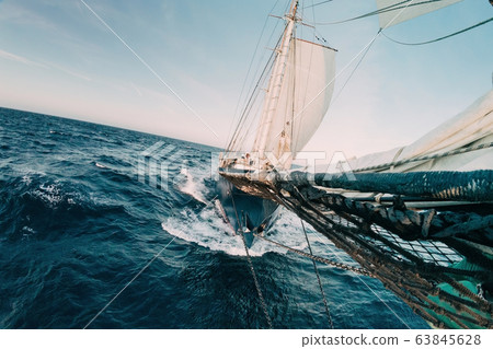 Sailing schooner crosses the Atlantic 63845628
