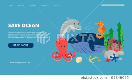Save ocean landing page Save ocean landing page 63846025